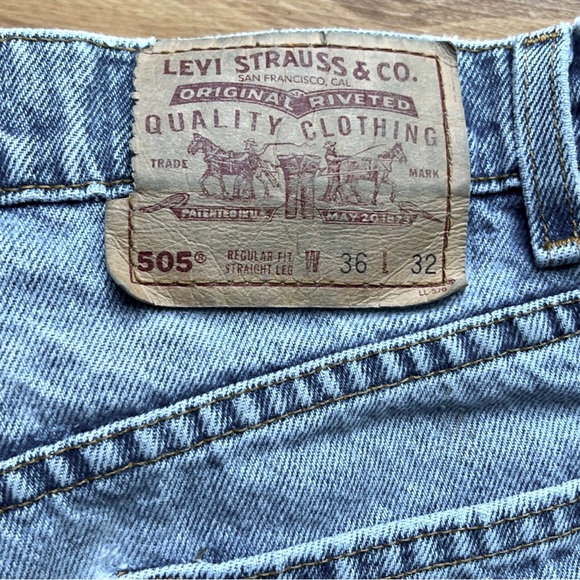 VINTAGE 90s Levi’s 505 Jeans - Picture 6 of 8